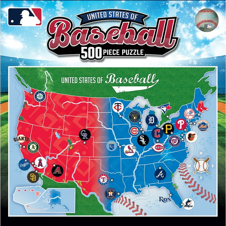 125th ANNIVERSARY　USA BASEBALL MAP パズル 125th ANNIVERSARY USA BASEBALL MAP パズル
