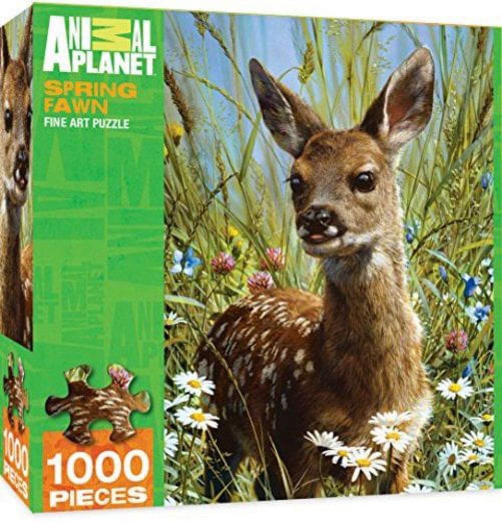 MasterPieces Animal Planet Spring Fawn - Deer 1000 Piece Jigsaw Puzzle by Carl Brenders - image 1 of 2