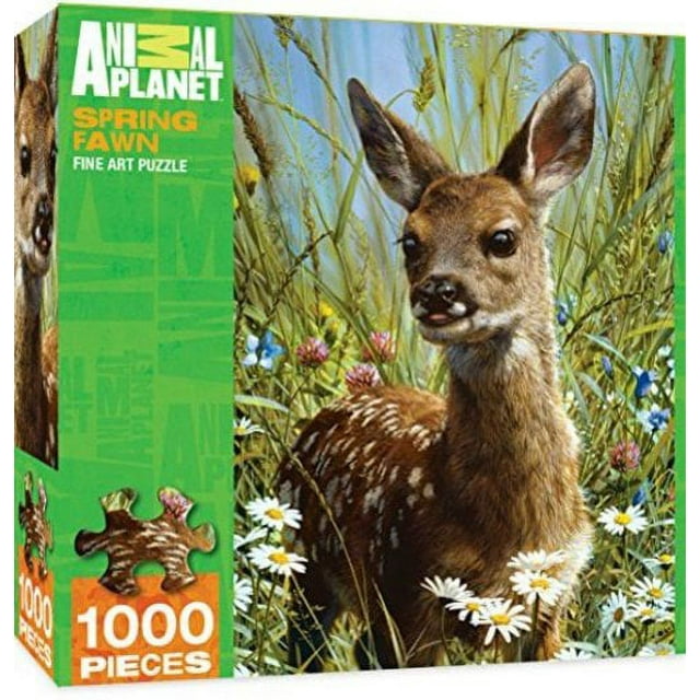 MasterPieces Animal Planet Spring Fawn - Deer 1000 Piece Jigsaw Puzzle by Carl Brenders