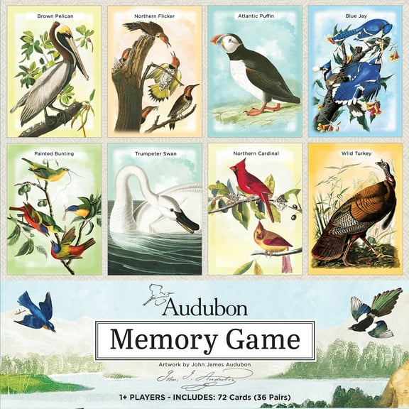 MasterPieces Audubon Memory Matching Game for Adult