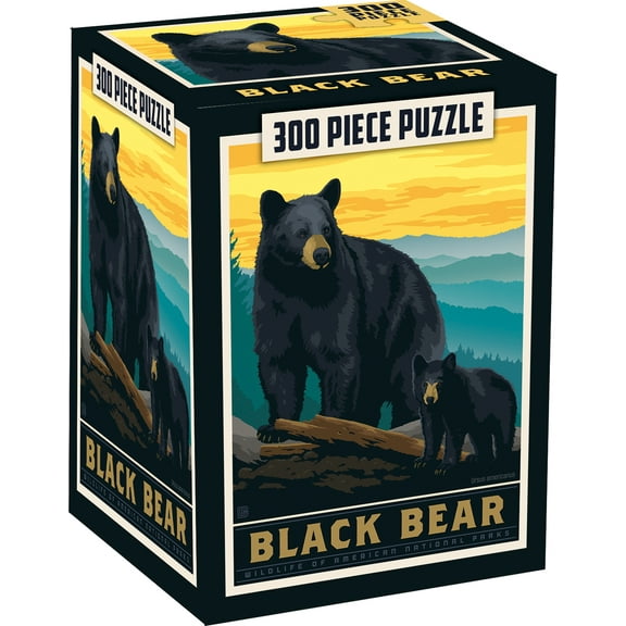 MasterPieces Black Bear 300 Piece Jigsaw Puzzle for Adults