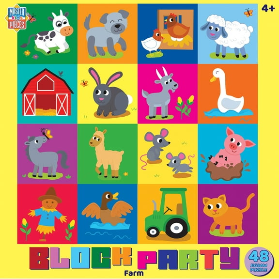 MasterPieces Block Party - Undersea 48 Piece Kids Jigsaw Puzzle