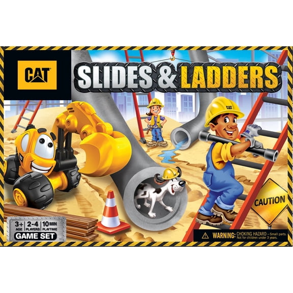 MasterPieces - CAT - Slides & Ladders Family Board Game for Kids