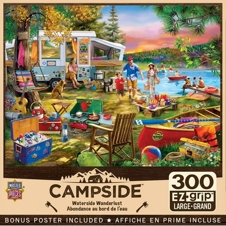 MasterPieces Campside - Waterslide Wanderlust 300 Piece EZ Grip Puzzle