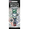 thumbnail image 1 of MasterPieces Casino Style 100 Piece Poker Chip Set - NFL Las Vegas Raiders, 1 of 6