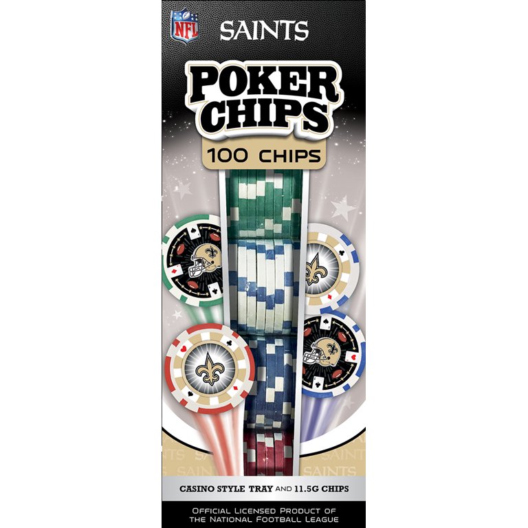 MasterPieces Casino Style 100 Piece Poker Chip Set - NFL New