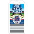 thumbnail image 1 of MasterPieces Casino Style 20 Piece 11.5 Gram Poker Chip Set MLB Chicago Cubs Silver Edition, 1 of 3