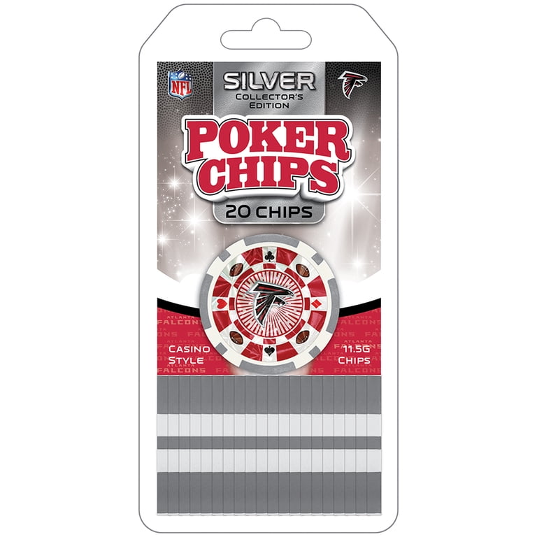 MasterPieces Casino Style 20 Piece 11.5 Gram Poker Chip Set NFL
