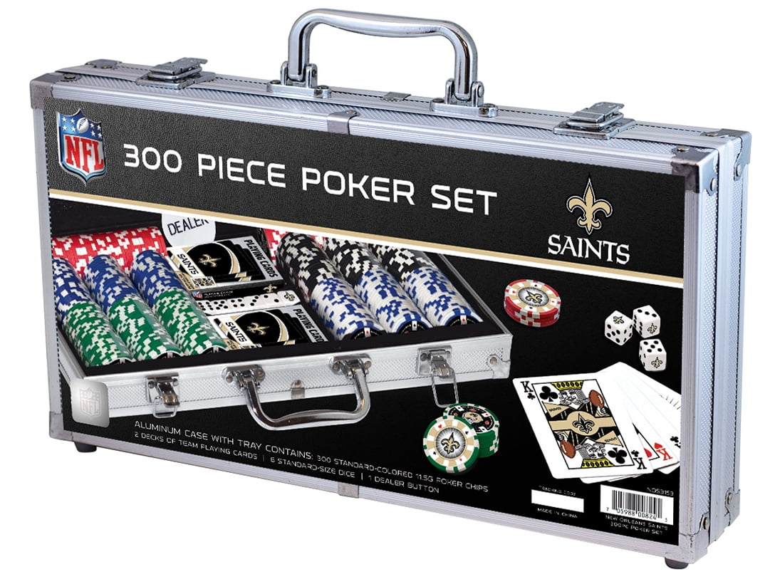 MasterPieces Casino Style 300 Piece Poker Chip Set - NFL New