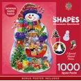 thumbnail image 1 of MasterPieces Contours - Snowman Spectacle Shaped 1000 Piece Jigsaw puzzle, 1 of 6