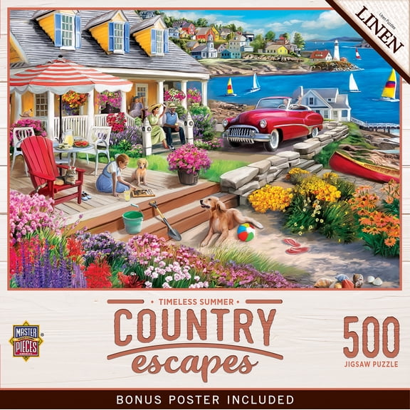 MasterPieces Country Escapes - Timeless Summer 500 Piece Jigsaw Puzzle