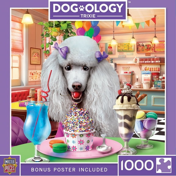 MasterPieces Dogology - Trixie 1000 Piece Adult Jigsaw Puzzle