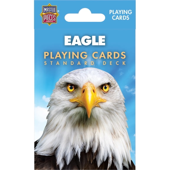 MasterPieces Eagle Playing Cards - 54 Card Deck for Adults with Exclusive Eagle Designs