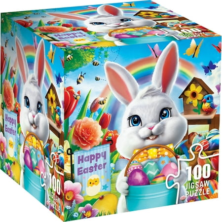 MasterPieces Easter Garden 100 Piece Puzzle - 10"x10"