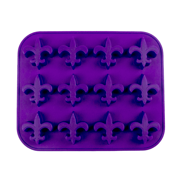 FANPANS, FanPans 2-Pack Team Ice Cube Trays, Fleur de Lis
