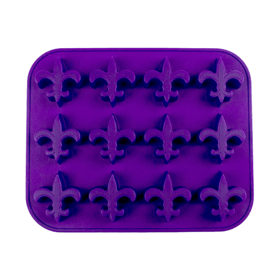 MasterPieces FanPans 2-Pack Team Ice Cube Trays - Fleur de Lis
