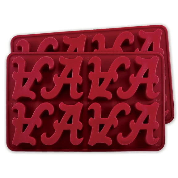 MasterPieces FanPans NCAA Alabama Crimson Tide Silicone Ice Cube Trays 2-Pack - Sports Team Mold