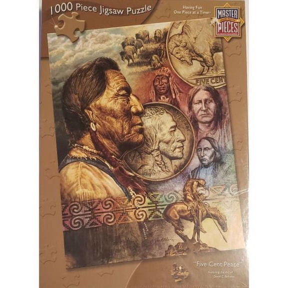 MasterPieces Five Cent Peace 1000 Piece Jigsaw Puzzle