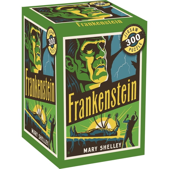 MasterPieces Frankenstein Jigsaw Puzzle for Adults - 300 Pieces, Adult Puzzles, Gothic Art