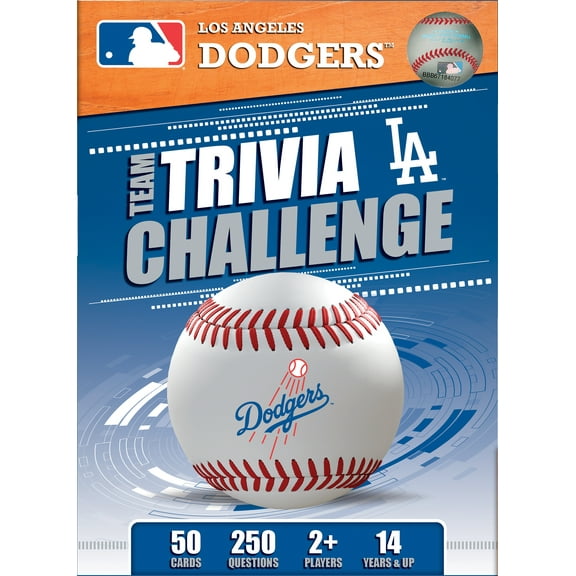 MasterPieces Officially Licensed MLB Los Angeles Dodgers Trivia Challenge Card Game