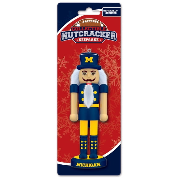 MasterPieces Game Day - NCAA Michigan Wolverines - Team Keepsake Nutcracker