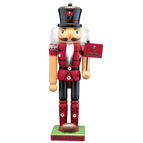 MasterPieces NFL Tampa Bay Buccaneers Holiday Team Nutcracker - Handcrafted Collectible