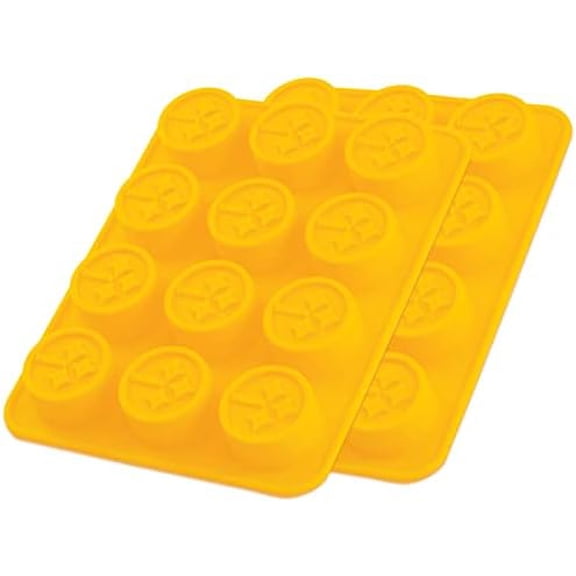 MasterPieces Game Day Set - NFL Pittsburgh Steelers - Silicone Ice Cube Trays Two Pack - Dishwasher Safe