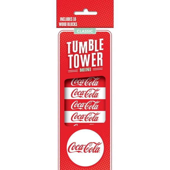 MasterPieces Games - Coca-Cola Travel Sized Tumble Tower