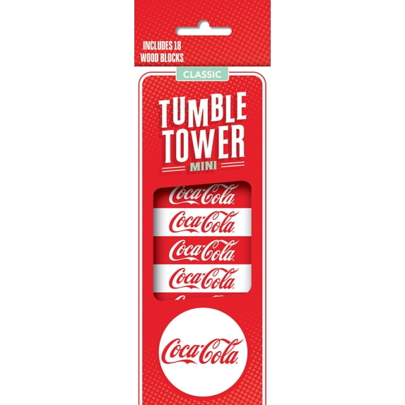 MasterPieces Games - Coca-Cola Travel Sized Tumble Tower