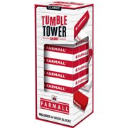 MasterPieces Games - Farmall Wood Block Tumble Tower