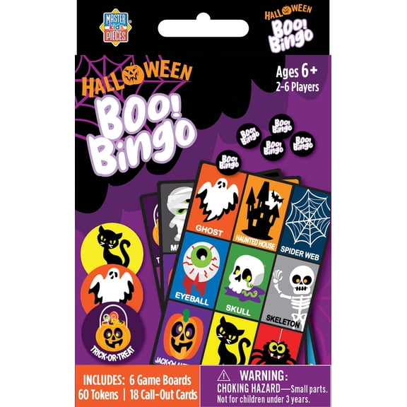 MasterPieces Games - Halloween Boo! Bingo Game