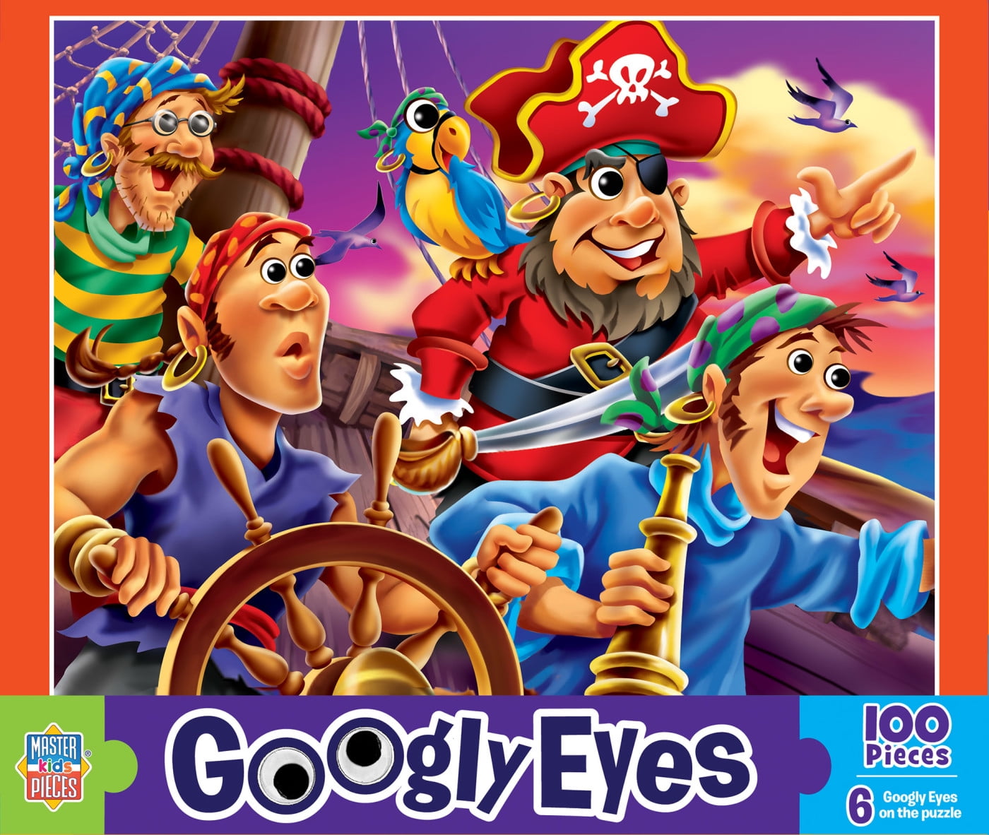 MasterPieces Googly Eyes Pirates Puzzle (100 Piece)