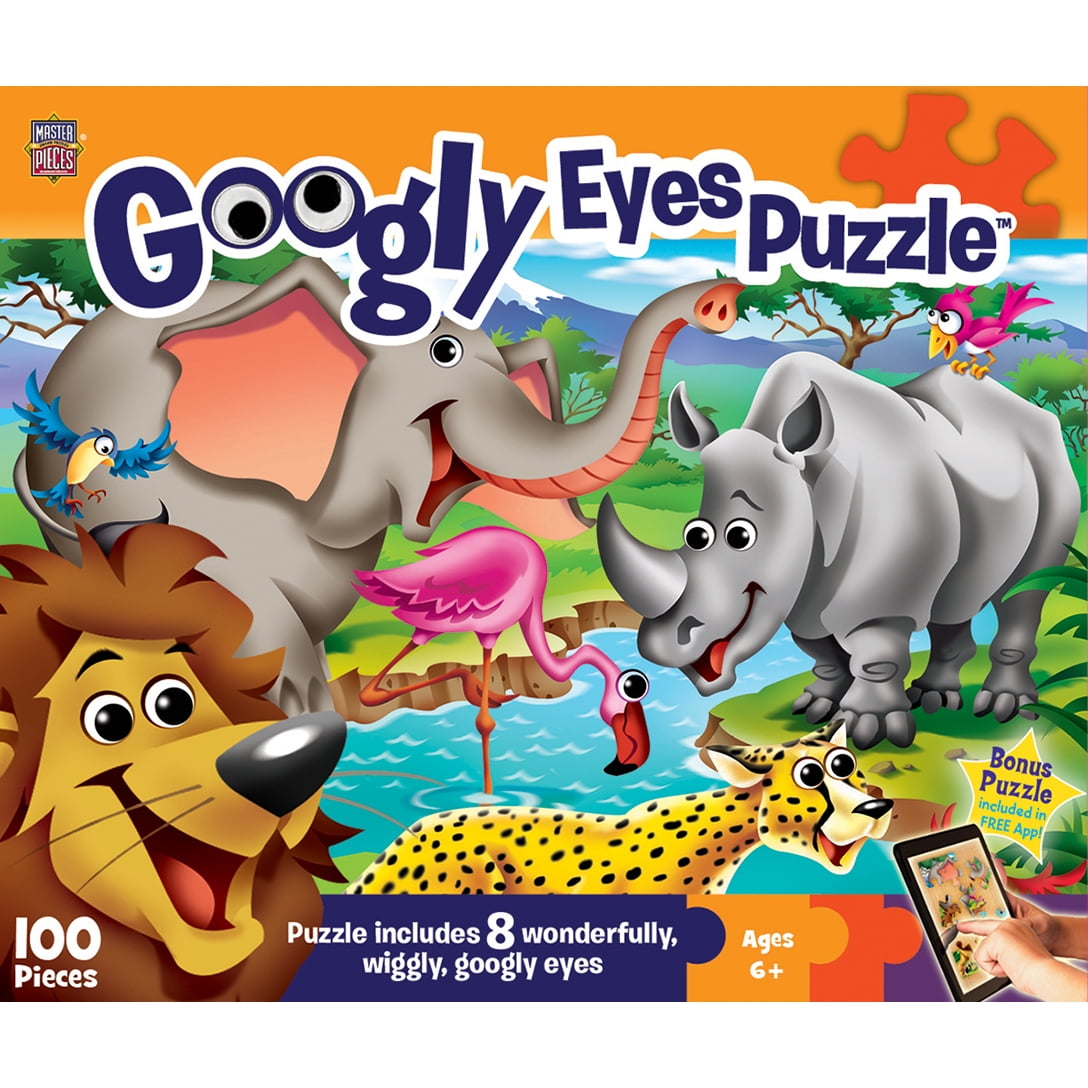 MasterPieces Googly Eyes Safari Puzzle (100 Piece)