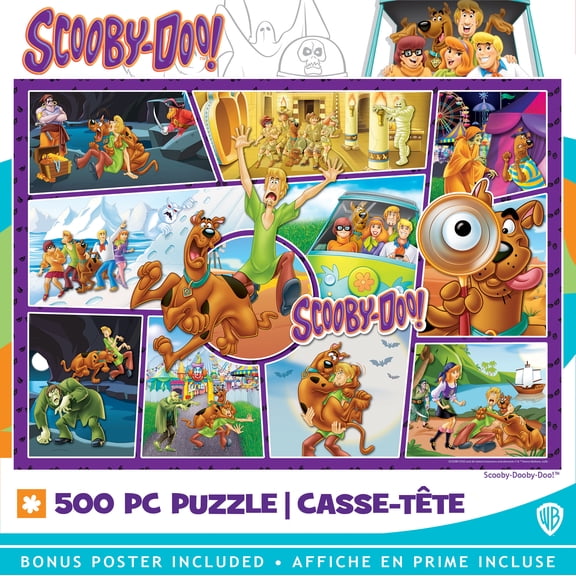 MasterPieces Hanna Barbera - Scooby-Doo! Collage 500 Piece Jigsaw Puzzle for Adults