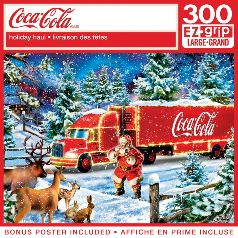 MasterPieces Happy Holidays - Coca-Cola Holiday Haul 300 Piece EZ
