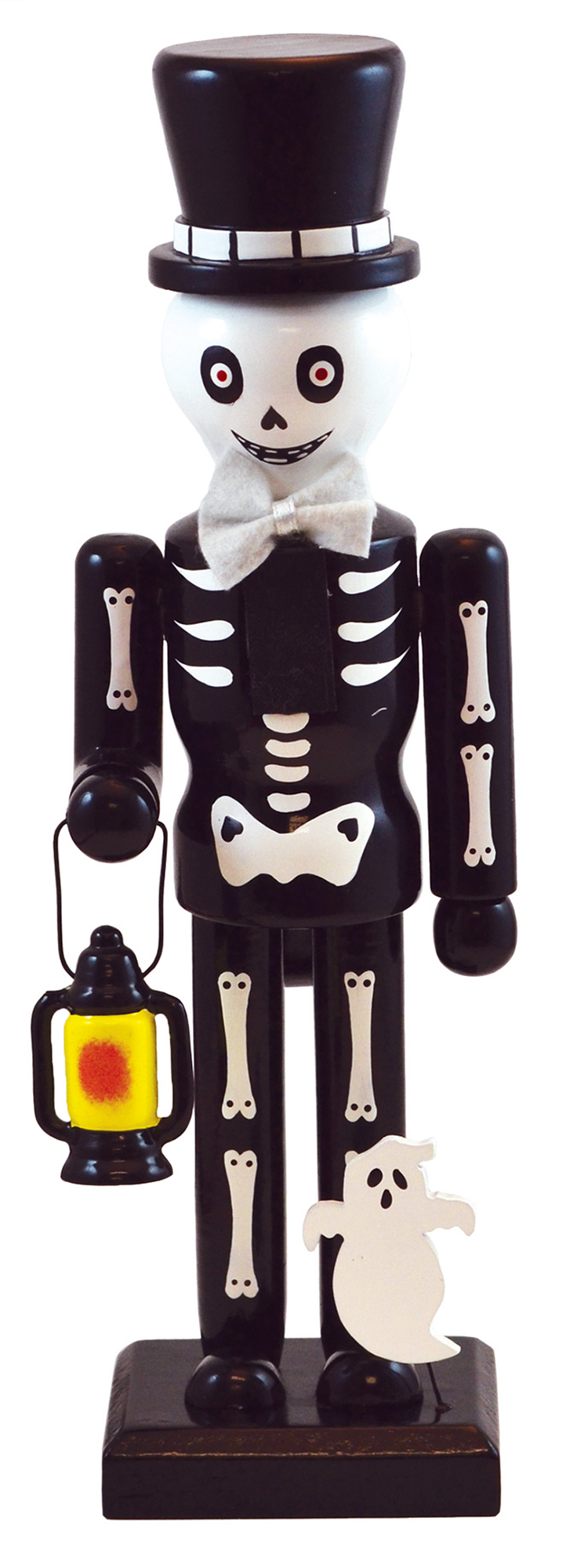 MasterPieces Holiday Skeleton 15" Wood Nutcracker Halloween Décor