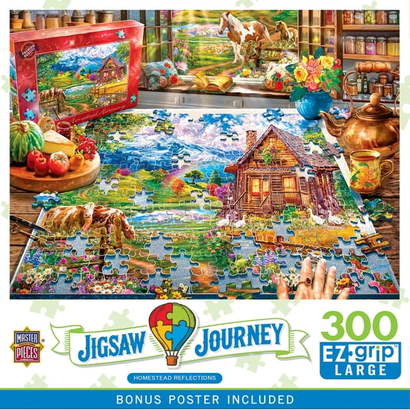 MasterPieces Jigsaw Journey - Homestead Reflections 300 Piece EZ Grip Puzzle