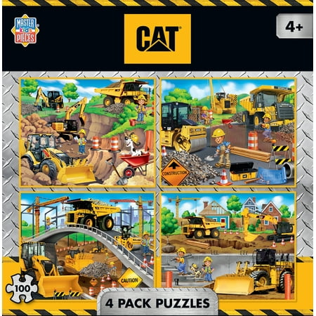 MasterPieces Kids Puzzle Set - Caterpillar 4-Pack 100 Piece Jigsaw Puzzles