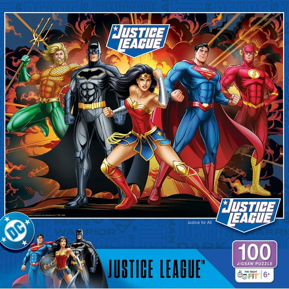 MasterPieces Justice League - Justice for All 100 Piece Jigsaw Puzzle