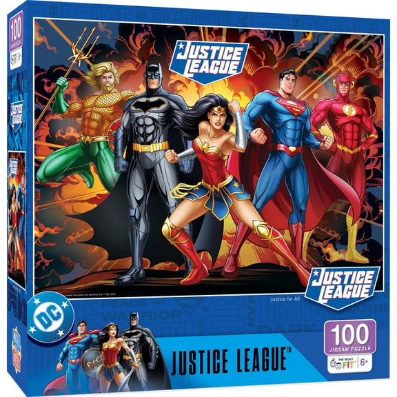 MasterPieces Justice League - Justice for All 100 Piece Jigsaw Puzzle