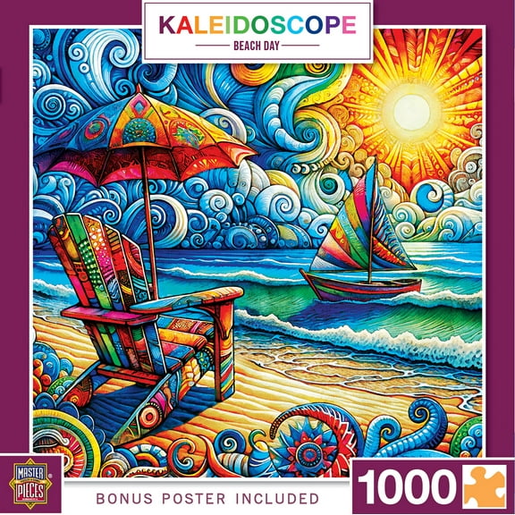 MasterPieces Kaleidoscope - Beach Day 1000 Piece Puzzle
