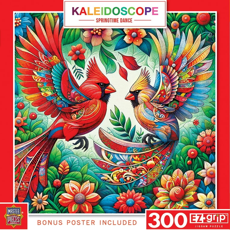 MasterPieces Kaleidoscope - Springtime Dance 300 Piece EZ Grip