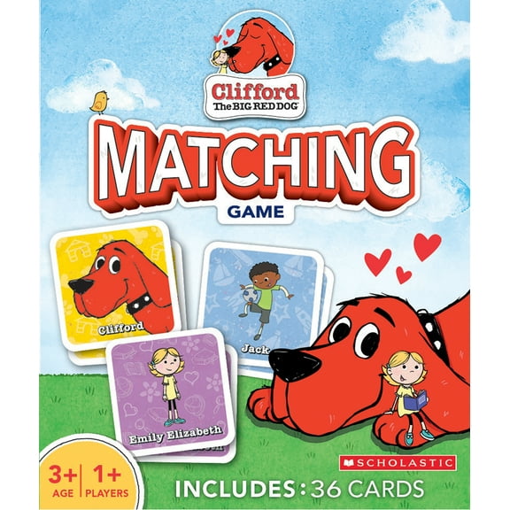 MasterPieces Kids Games - Clifford The Big Red Dog Matching Game