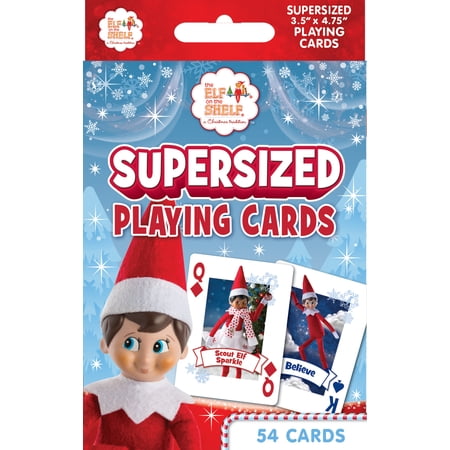 MasterPieces Kids Games - Elf on the Shelf - Supersized Travel Playing Cards