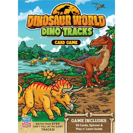 MasterPieces Kids Games - Jr Ranger - Dino Tracks Kids Card Game