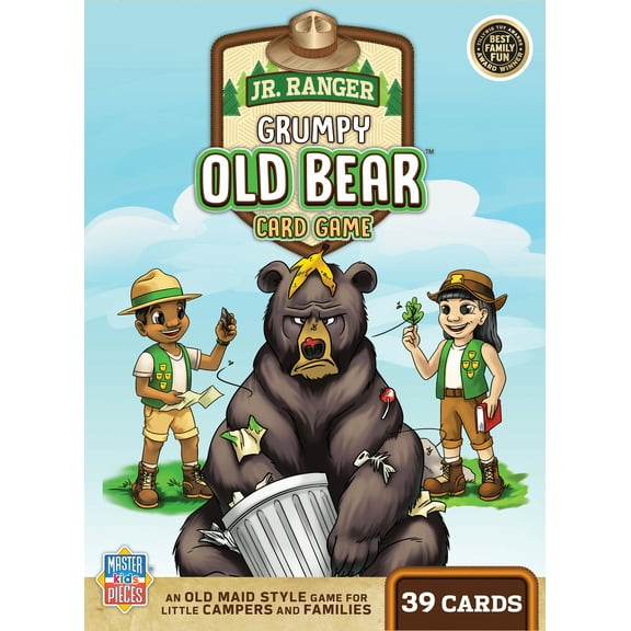 MasterPieces Games - Jr Ranger - Grumpy Old Bear Card Game