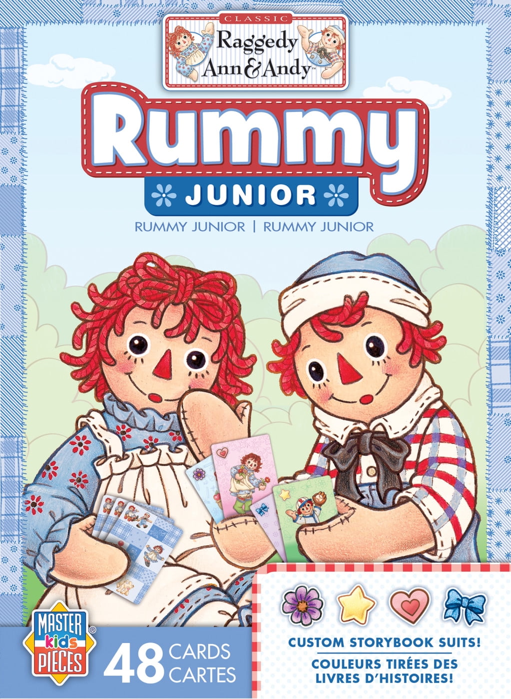 MasterPieces Kids Games - Raggedy Ann and Andy - Rummy Junior Card Game 