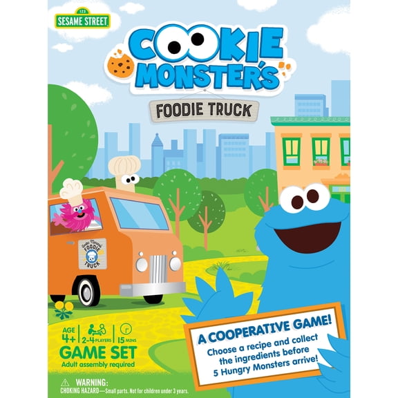 Sesame Street Cookie Monster Matching Card Game for Kids by MasterPieces