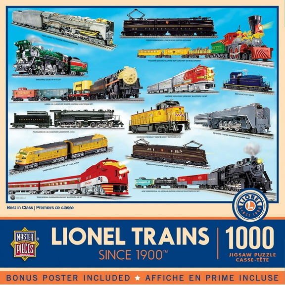 MasterPieces Lionel Trains - Best in Class 1000 Piece Jigsaw Puzzle