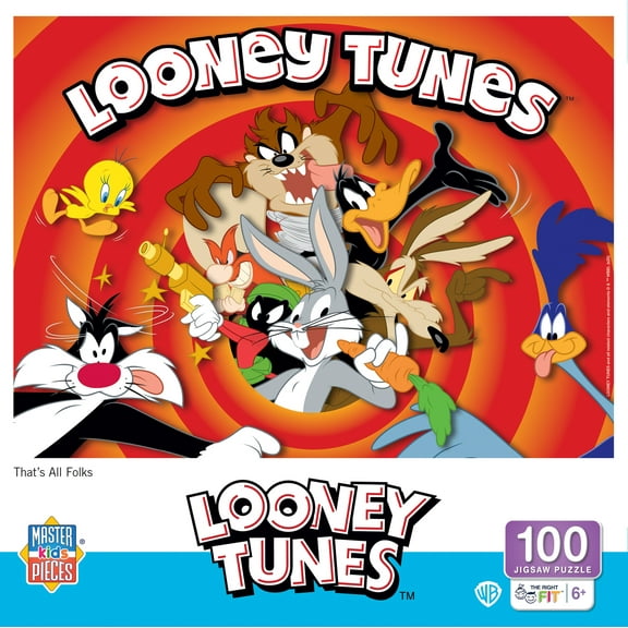 MasterPieces Looney Tunes - That's All Folks 100 Piece Jigsaw Puzzle